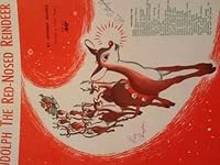 Rudolph The Red-Nosed Reindeer, Children's Edition with Large Notes. (Sheet Music) B00E4SSD30 Book Cover