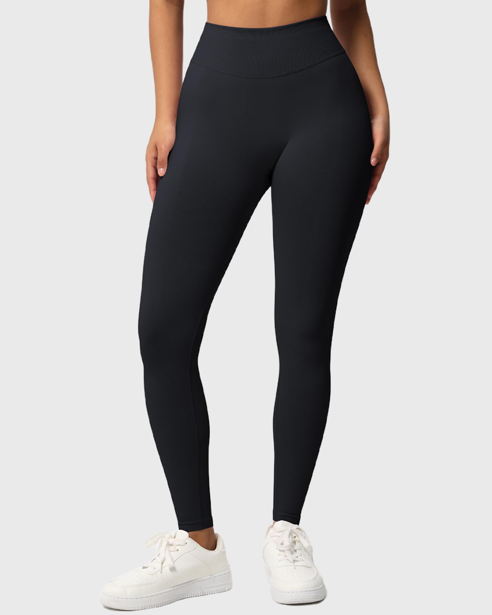 Leggings de Sport pour Femmes Scrunch Butt Pantalons de Yoga Taille Haute Long Booty Lifting Pantalon Push Up Gym Collants sans Coutures Pantalon de Course