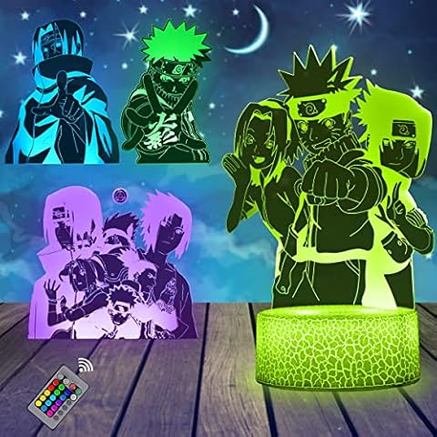 Luz nocturna 3D HUGOODCO con control remoto Cover