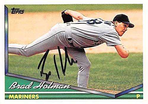 Autograph WarehouseAutograph Warehouse 302120 1994 Topps Brad Holman Autographed No.631 Baseball card - Seattle Mariners