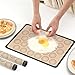 Luckyiren 2-Pack Baking Mat with Circles – Silicone Macaron & Cookie Sheet Liners, Non-Stick BPA-Free Reusable Silicone Mats for Half Sheet Pans (16.54