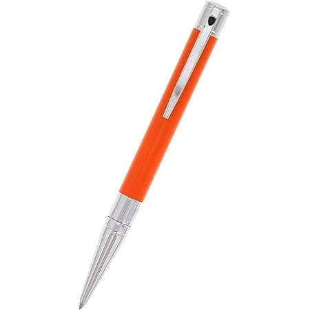 Amazon S T Dupont エス テー デュポン D イニシャル ボールペン オレンジ クローム 2659 油性ボールペン 文房具 オフィス用品