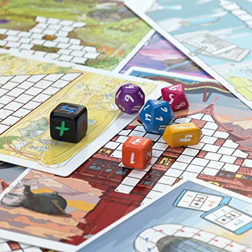 Roll to The Top - Juego de mesa Roll and Write 1-6 jugadores miniatura 3