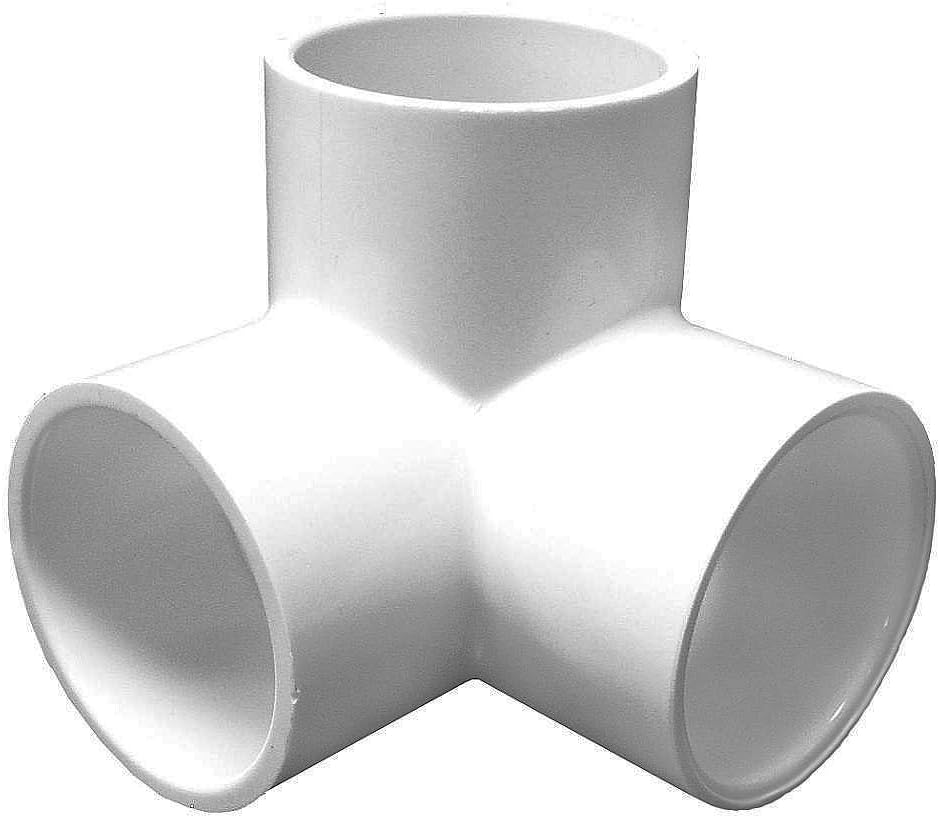 90 Degree Schedule 40 PVC Side Out Slip Elbow Fitting (1 1/2" Dia.) - 413-015