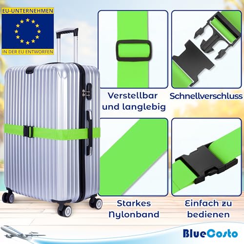 Premium TSA Approved Luggage Straps