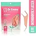 Dr. Emma Orthodontic Flossers for Braces, Ortho Dental Floss Picks, Mint Flavor 60 Count/Bag (Pink, 2pack)