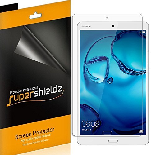 (3 Pack) Supershieldz Designed for Huawei MediaPad M3 8.4 inch Screen Protector, 0.11mm, High Definition Clear Shield (PET)