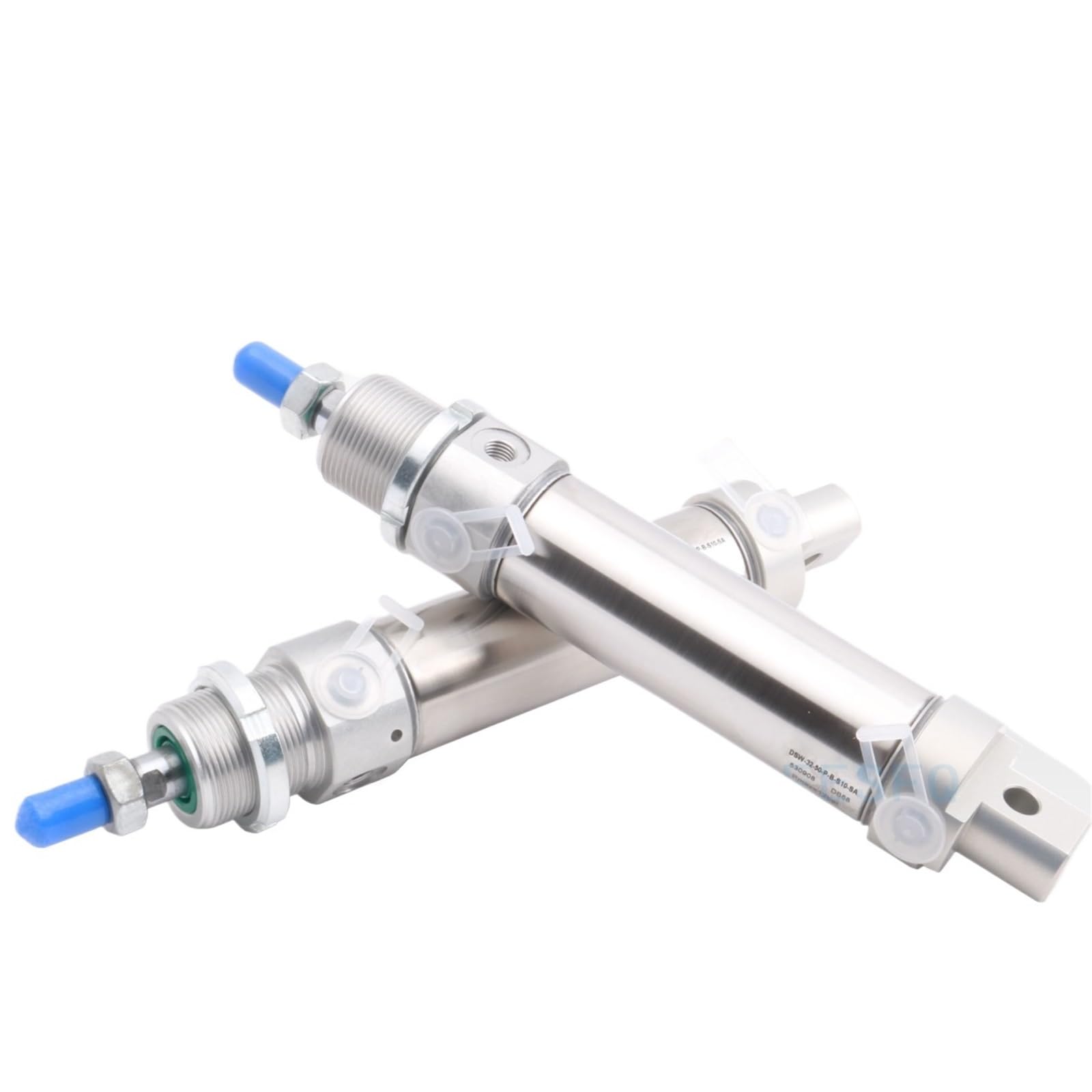 Mini-cylindre DSW-32-40-50-80-100-PPV-B avec amortissement pneumatique réglable
