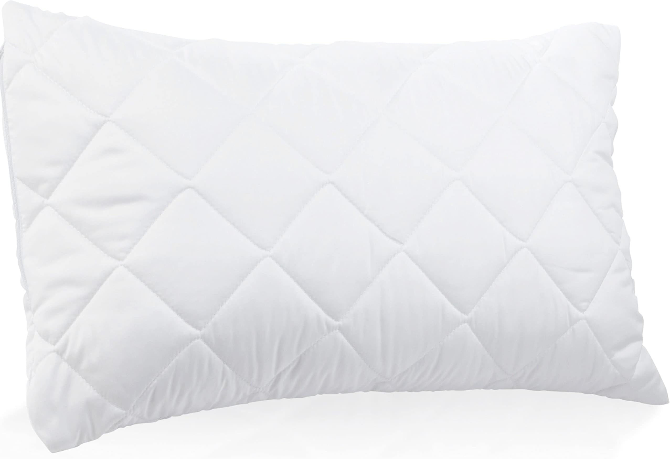The House of Emily One Pair of Luxury Super King Size Quilted Pillow