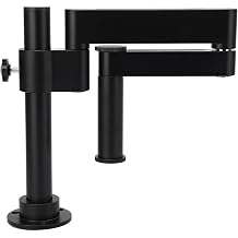 Iuseike Microscope Stand 360 Degree Rotatable Joint Microscope Universal Swivel Arm Professional Telescopic Arm Camera Stand Aluminum Body Microscope Stand Arm for Real Microscope, HDMI Camera, Phone