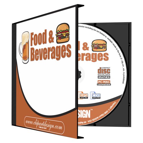 Food/Beverages Clipart-Vinyl Cutter Plotter Clip Art Images-Drinks Sign Design Artwork-EPS Vector Art Software