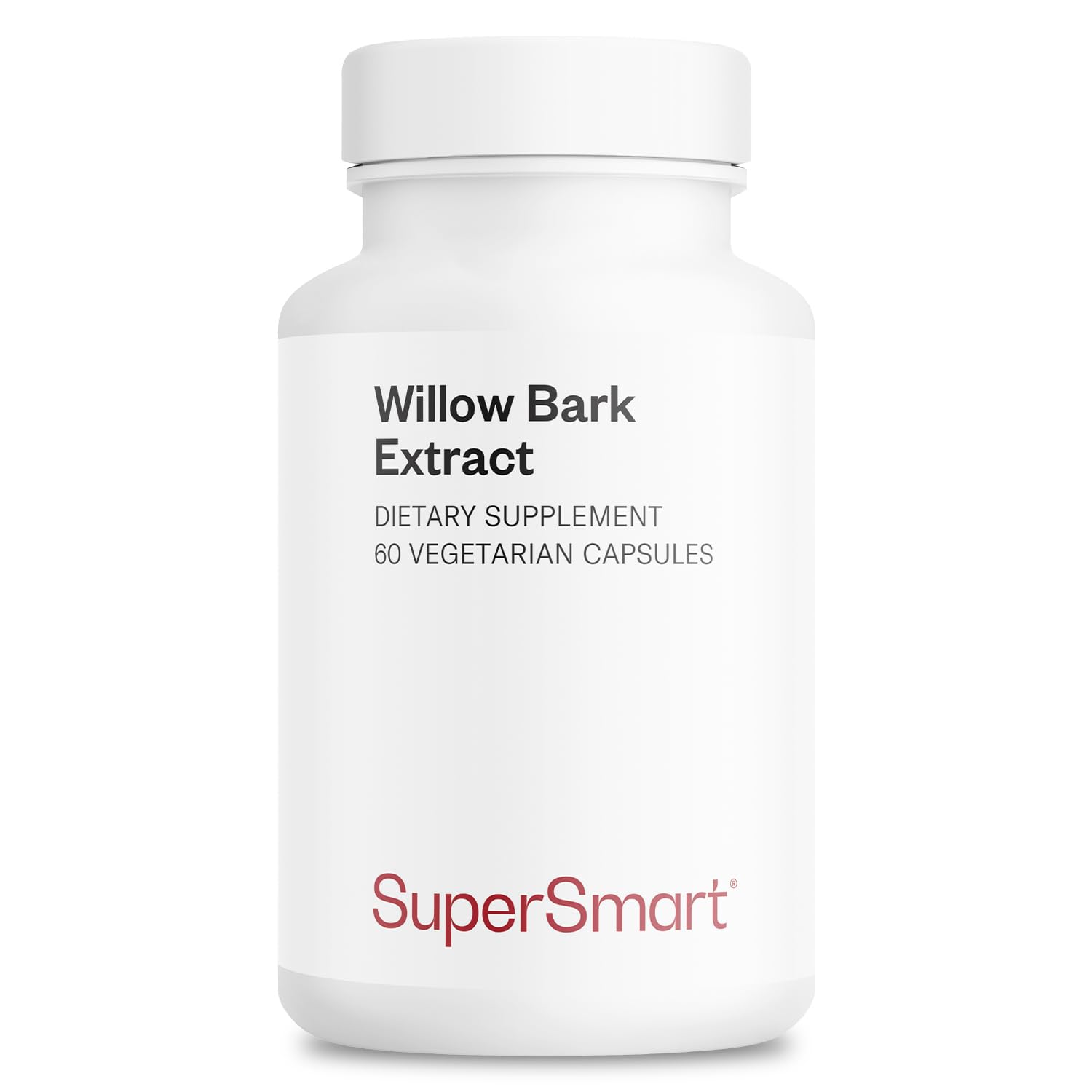 Willow Bark Extract - Corteccia di salice bianco - Aiuta ad alleviare naturalmente il dolore cronico - Contribuisce alla salute del cuore e alla circolazione sanguigna - Vegano - Supersmart