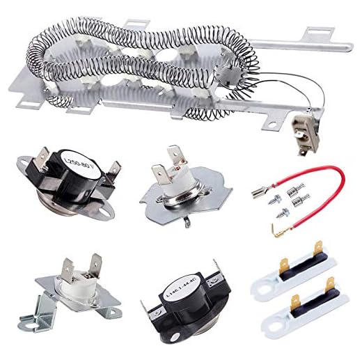 8544771 Dryer Heating Element, 279816 Thermostat Cut Off,279973 3392519 Dryer Thermal Fuse Compatible with maytag, kenmore,kitchen,whirlpool and More
