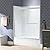 Woodbridge Double Sliding Shower Door 56-60" Width x 72" Height with 1/4"(6mm) Clear Tempered Glass in Polished Chrome Finish