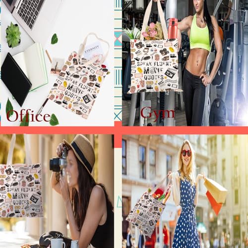 Bolsa tipo tote con frases de películas miniatura 7