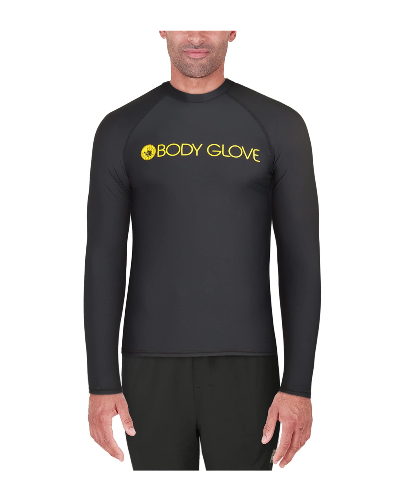 Body Glove Men's Rash Guard UPF 50+ Quick Dry Fitted Long Sleeve Swim