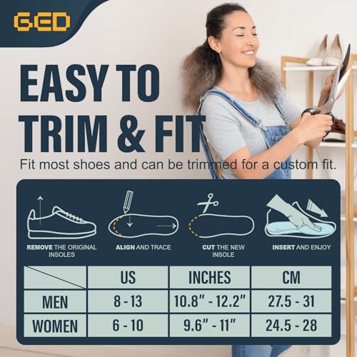 Plantillas GED Work Comfort para Mujer, soporte medio-firme US 6-10 miniatura 5