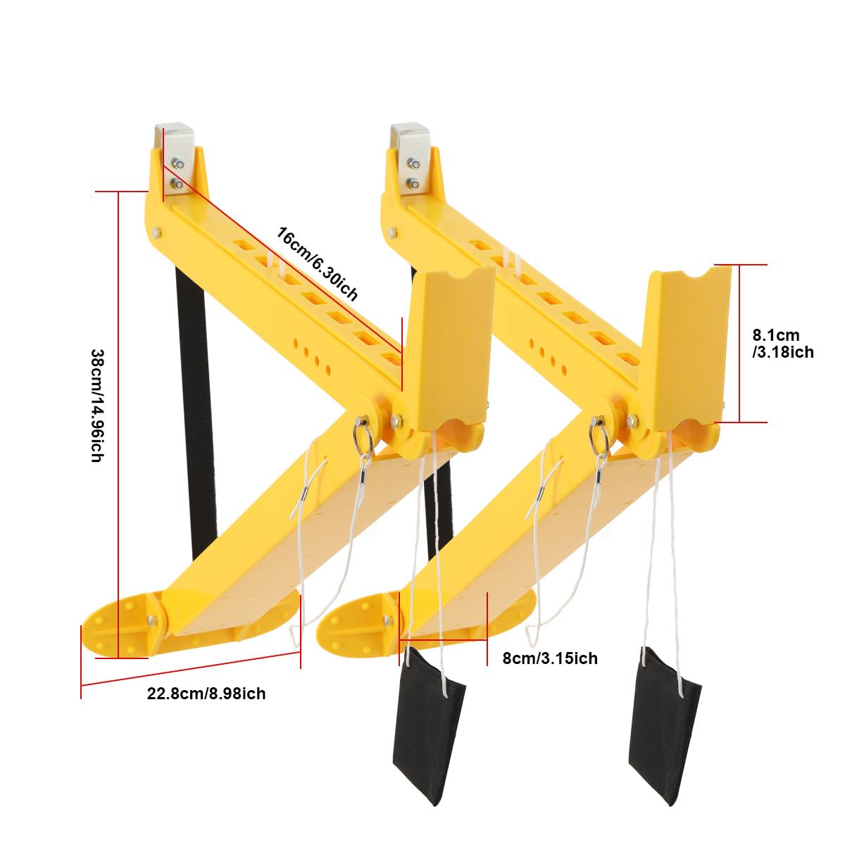 2 Pezzi Staffa Universale da Parete per Condizionatore Supporto Mini Split