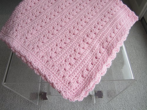 New Hand Crochet Baby Girl Blanket by KIM'S...