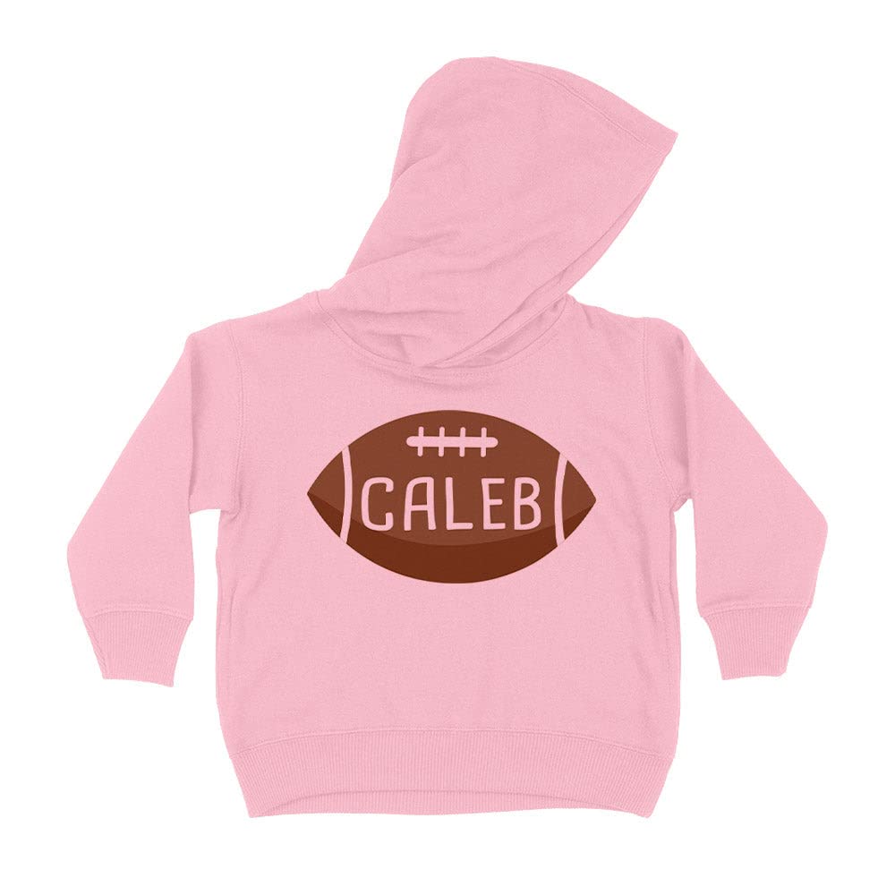 Football Caleb Kids Hoodie Sweatshirt Toddler 2T Light Pink