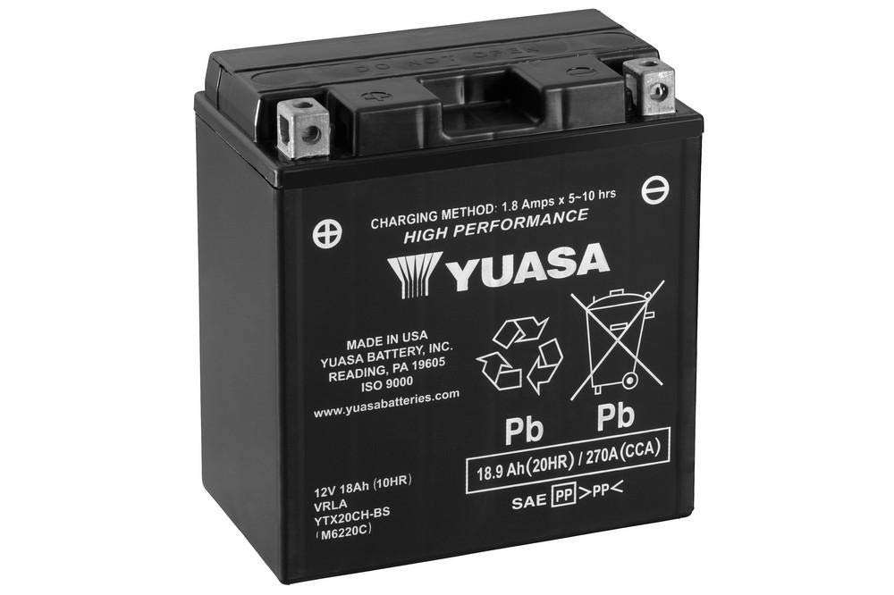 BATTERIA MOTO YUASA YTX20CH-BS // 12V 18Ah