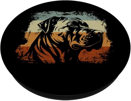 Miniatura 2 de Presa Canario Dog Retro Style PopSockets intercambiables PopGrip