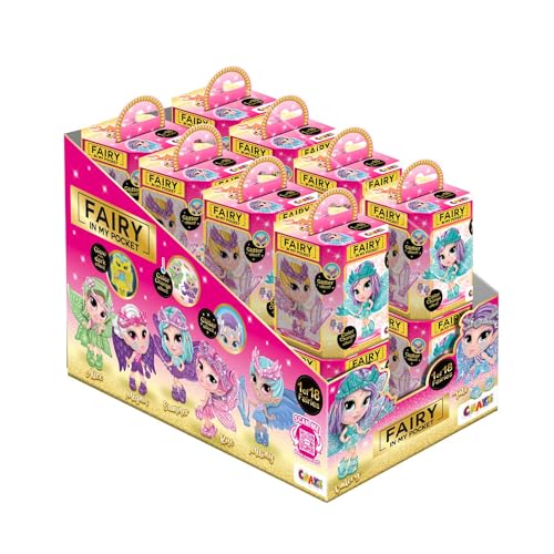 CRAZE Fairy in My Pocket 16x Figurine fée à Collectionner Jouet fée Volante Mini Poupée Fille Figurines pour Enfants