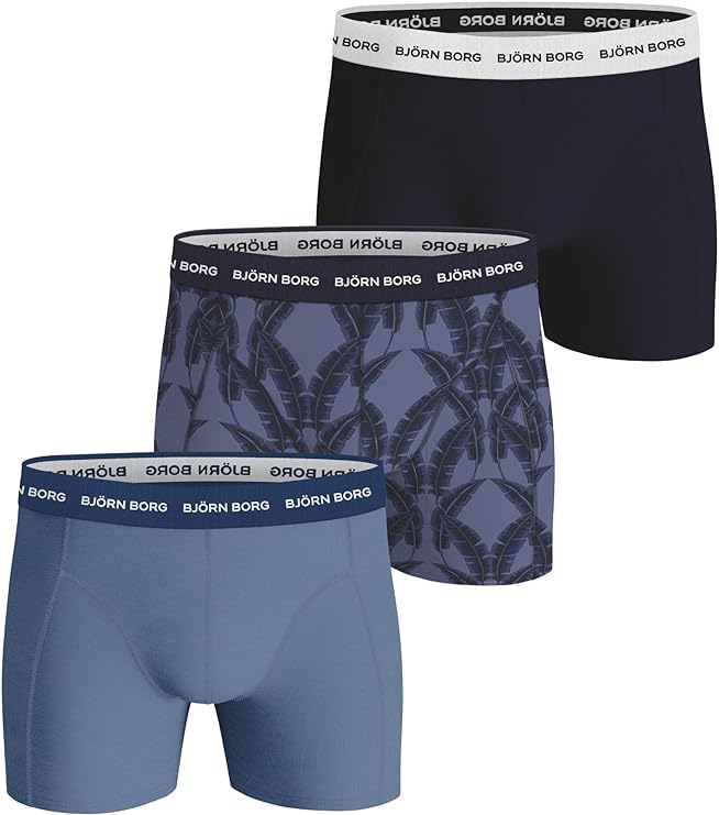 Bóxer Hombre Björn Borg Sammy Calzoncillos Elásticos Algodón Ropa Interior Confort