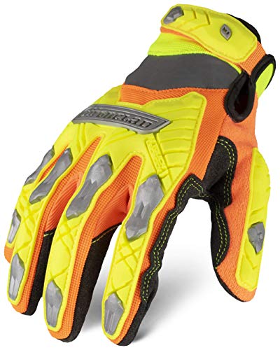Impact Resistant Gloves,Orange,XL,PR