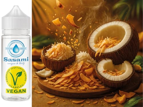 Noix de coco grillée arôme concentré sans ingrédients animaux - Sasami 100 ml DIY