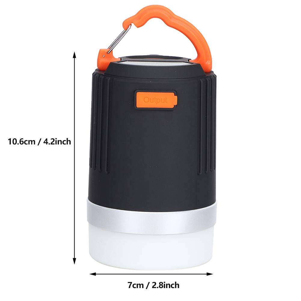 ADITAM Zeltlampe USB-Aufladung LED-Arbeitslicht Outdoor wasserdichte Campinglampe Power Bank mit Haken Double The Comfort