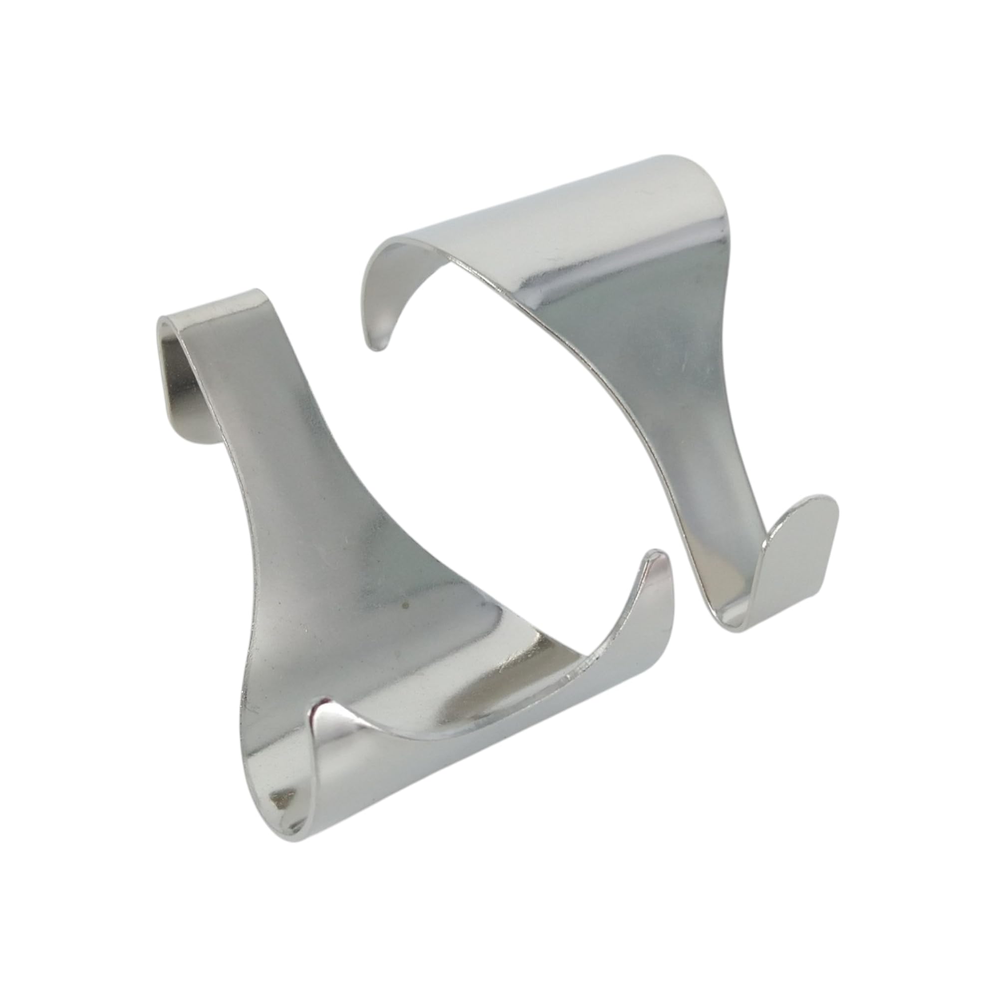 Merriway® BH00088 (10 Pcs)Chrome Plated Picture Rail Moulding Hook - Pack of 10 Pieces
