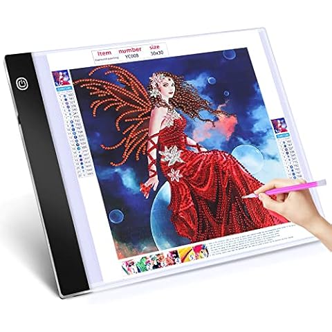 Mesa de Luz Portátil Guiseapue A4 con Brillo Ajustable Cover