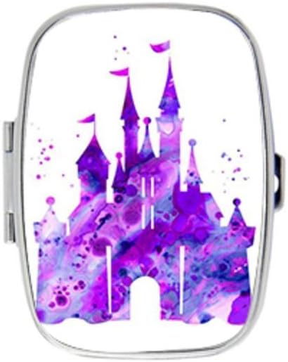 Disney Castle Unique Custom Design Pill Box Medicine Tablet Organizer Dispenser Case