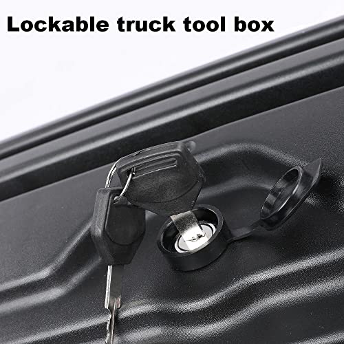 Pit66 2Pcs Lockable Truck Bed Storage Box Toolbox Swing Case, Compatible With 2017-2023 Ford F250 F350 Super Duty 17-23, Left Driver + Right Passenger Sides Tool Box Drawer Set #TOP3