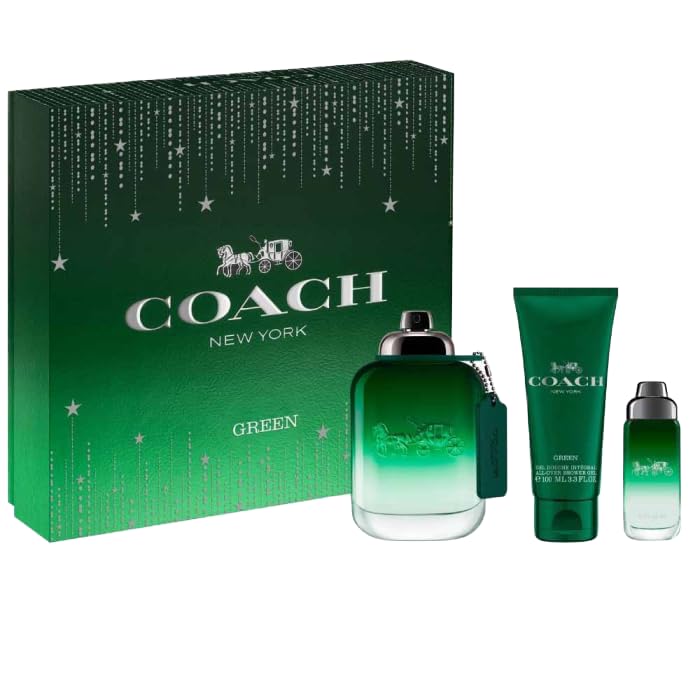 Green For Men Set Edt 100Ml + Edt 15Ml + All-Over Shower Gel 100Ml Transparent/Combination