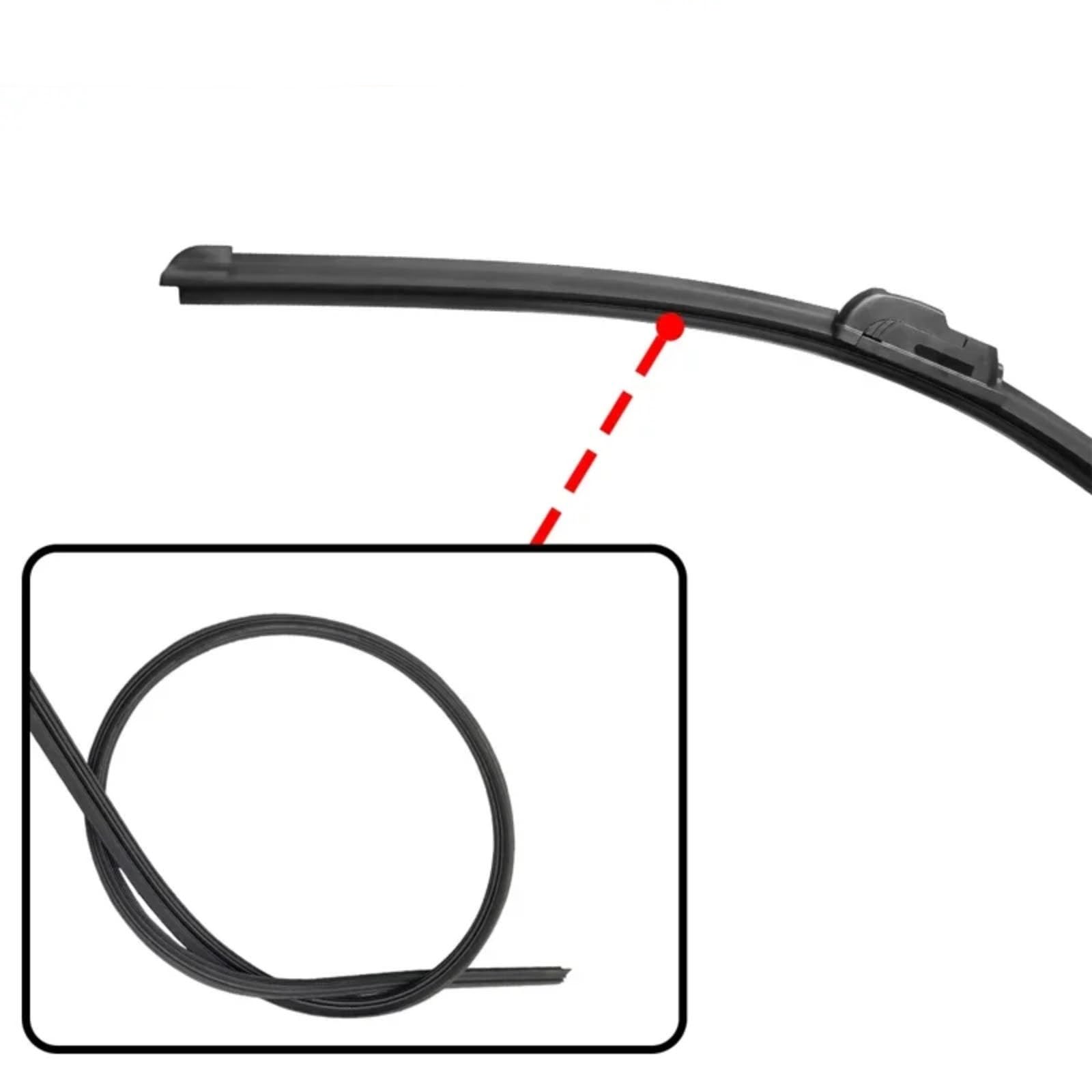 Limpia Parabrisas Escobillas Coche Para Volvo Para V50 2004-2006 impiaparabrisas delantero | Limpiaparabrisas Escobillas Piezas De Repuesto Delanteras Y Traseras Coches 26"19"16"