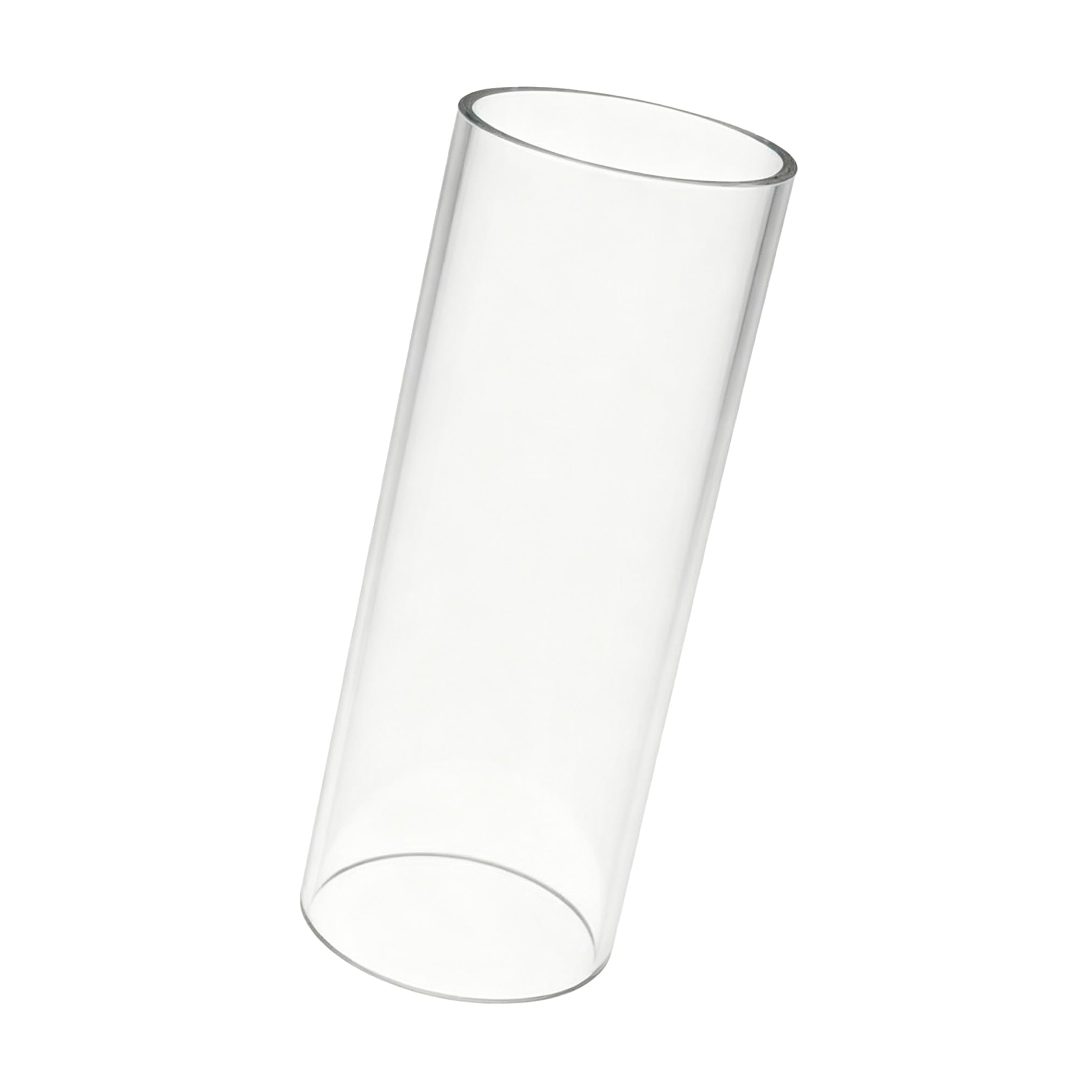 FixtureDisplays® Clear Acrylic Tube 2" (Nominal) Diameter (1.9685" Exact Outside dim) x 6" Long, 5/64" (2mm) Wall Open Ended 15137-6"-4PK-NF