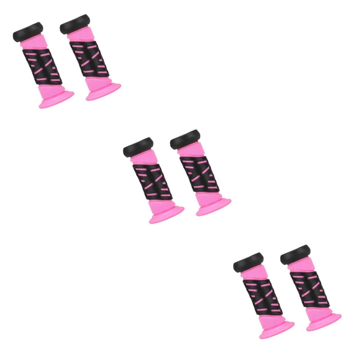 BESPORTBLE 3paires Poignées De Vélo Antidérapantes Caoutchouc pour Garçon Fille Grip Confortable Accessoire pour Draisienne Et Trottinette Set