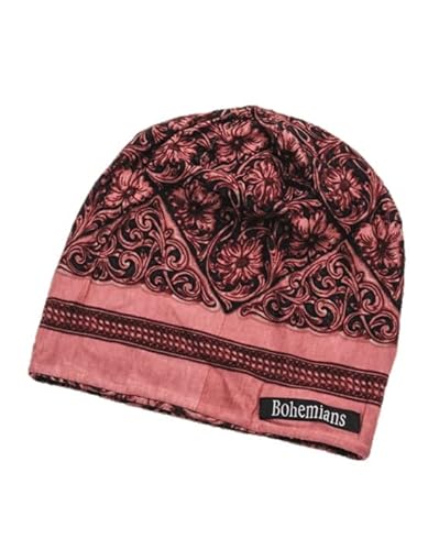 [Bohemians] {w~AY CARVING FLOWER WATCH CAP J[rOt[ b`Lbv ԕ (37.BROWN) MTCY