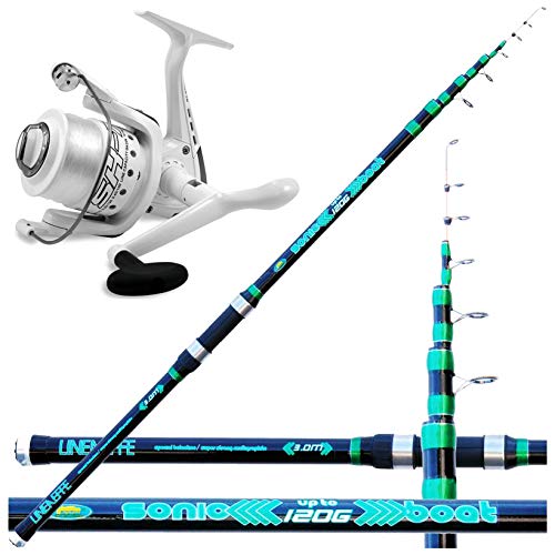 Linea-effe Bolentino Canna Sonic 2,70m + Angelrolle SK7 4000 Canna Sonic 2,70m 120Gr + SHIZUKA SK7 4000 Cover