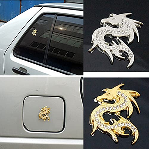 Image of 3D Car Stickers Metal Car Auto Logo Scratch Decal Bumper Funny Sticker Chrome Badge Auto Emblem Self Adhesive Car Styling Motorcycle Decorations Accessories