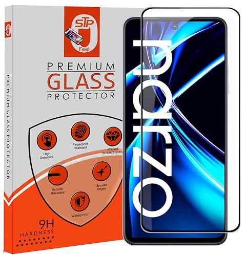Image of STP FEEL (Pack of 1 Tempered Glass Screen Protector Compatible for Oneplus Nord CE 3 Lite /Realme Narzo N55 / Realme C55 (6.72 Inch) | Edge to Edge Coverage Screen Protector Guard