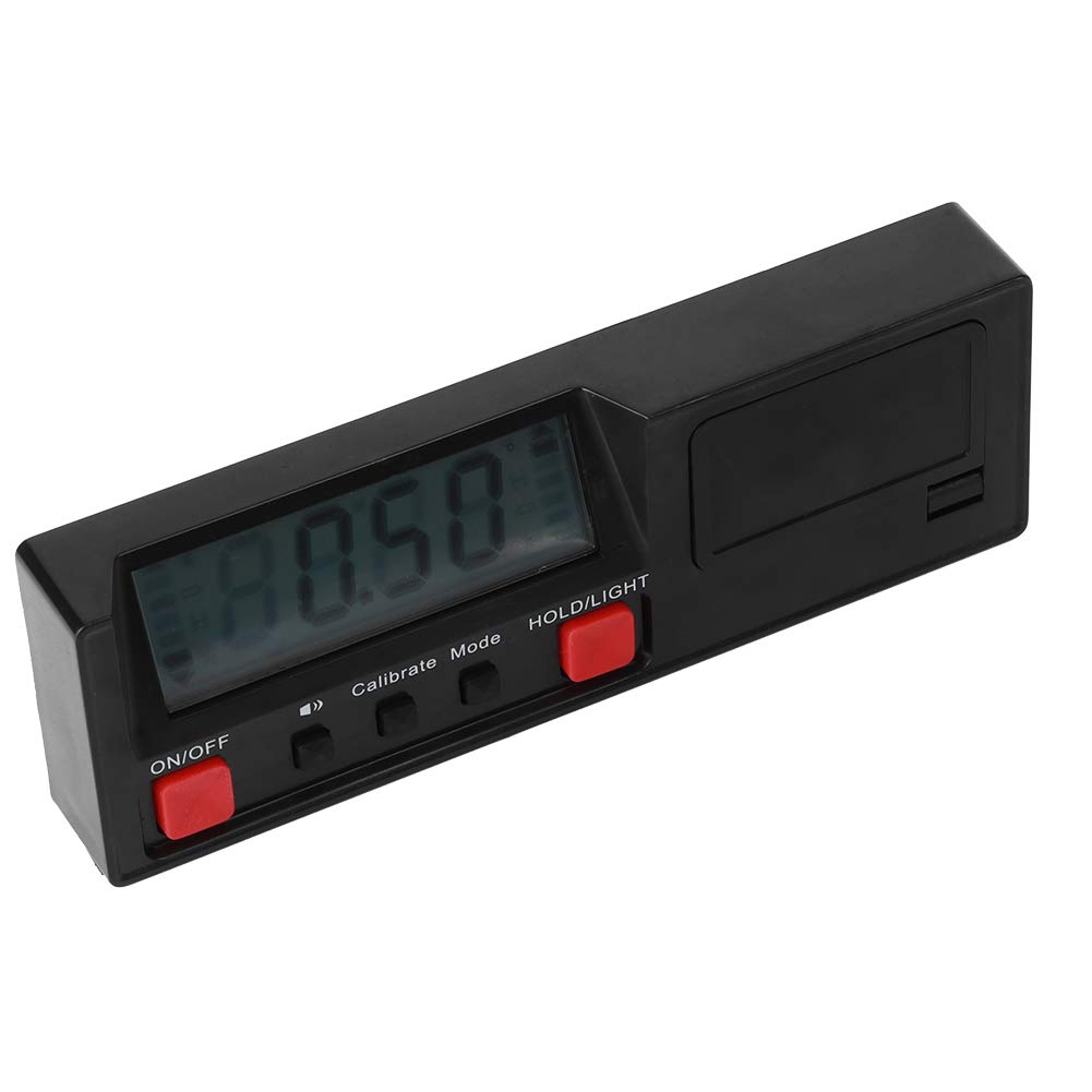 Cyfrowy inklinometr poziomu, magnetyczny, elektroniczny miernik kąta, kątomierz z wyświetlaczem LCD zapewniającym dokładny pomiar