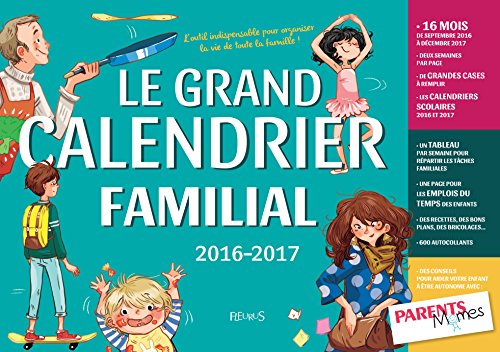 Télécharger Le grand calendrier familial 2016-2017 livre En ligne