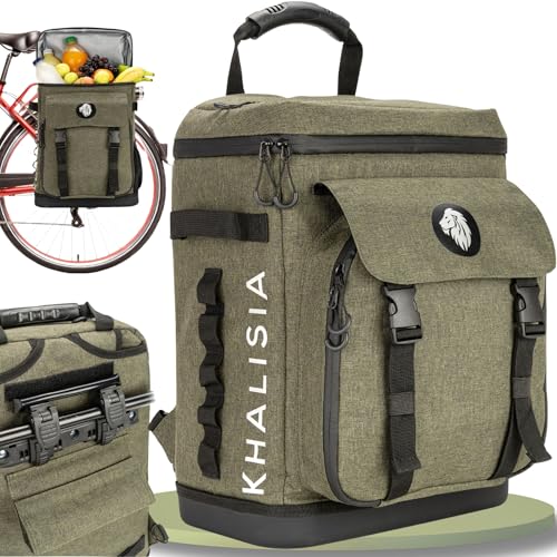 KHALISIA -NEUAUFLAGE - Fahrradtasche Rucksack mit...