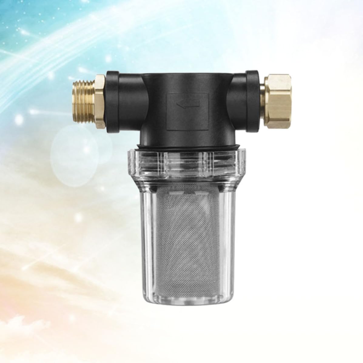 iplusmile Filtre à Eau Facile à Nettoyer pour Nettoyeur Haute Pression Plastique et Métal, Protège Pompe et Tuyau D'arrosage Jardin pour Puits et Maisons Isolées