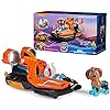 Paw Patrol: The Mighty Movie, Toy Jet Boat with Zuma Mighty Pups Action Figure, Lights and Sounds, Kids Toys for Boys & Girls 3+