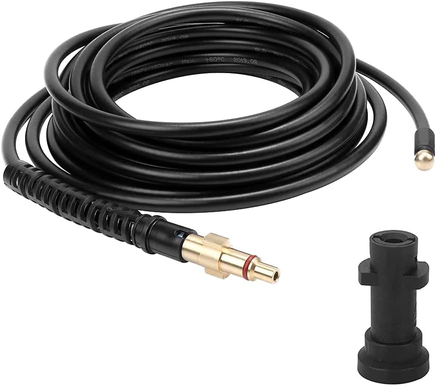 Swetup high Pressure Washer Hose, Karcher Hose Replacement 10m, Drain Pipe Cleaning Hose