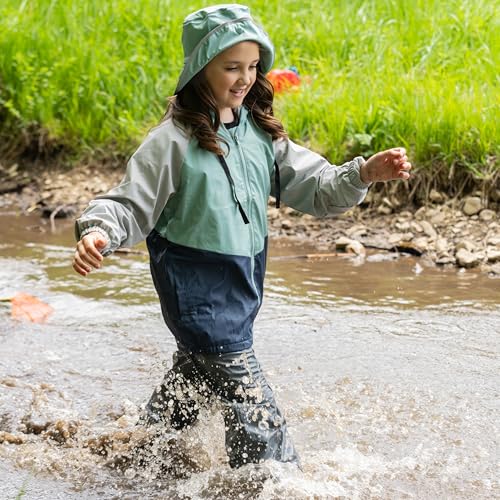 Playshoes Zweiteiliger Regenanzug Fleece-Futter, Gefütterter Matschanzug – Ansicht 4